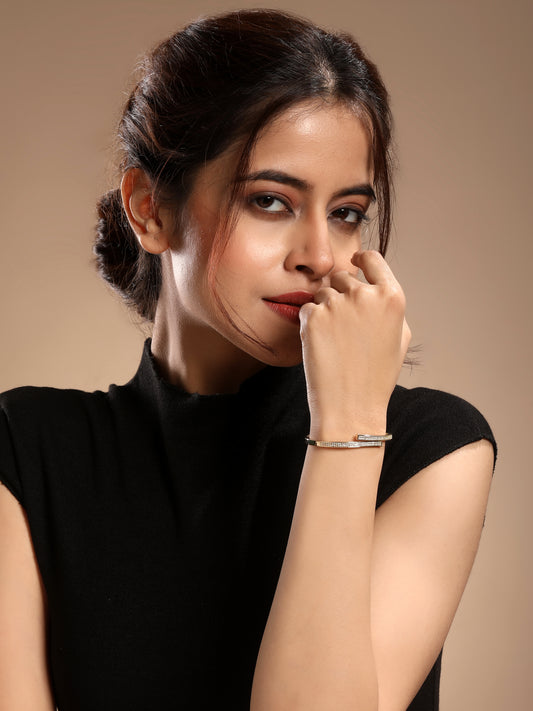 Stylish and Unique Designs 18KT Gold Plated Bracelet