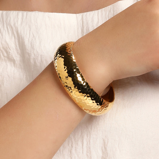 Honeycomb 18KT Gold Plated Bracelet
