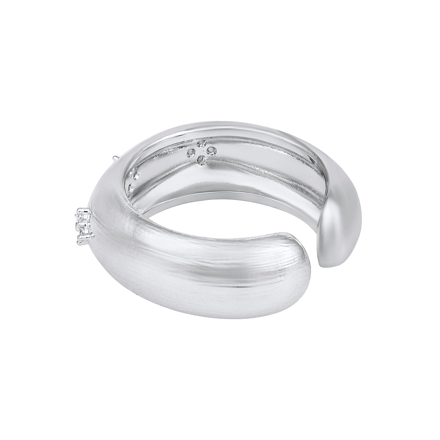 Elegant and Stylish Silver Plated Adjustable Finger Ring