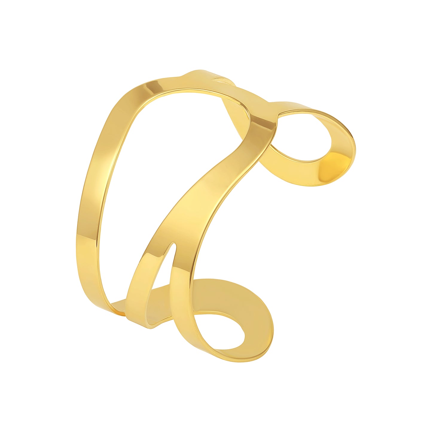 Excellent Designer 18KT Gold Plated Adjustable Cuff Bracelet