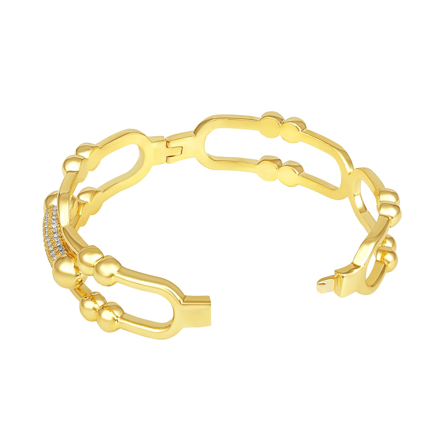 Grace Ethnic 18KT Gold Plated Bracelet