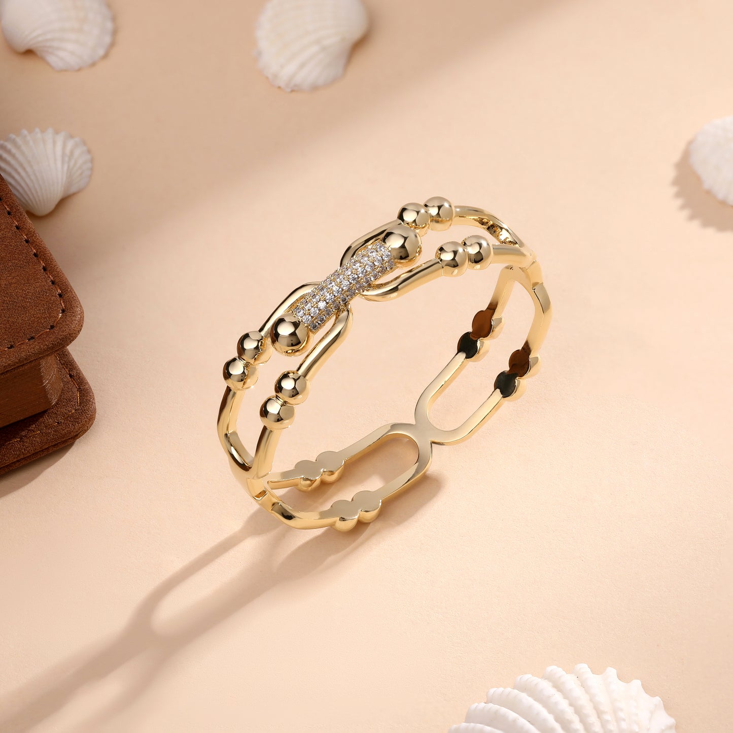 Grace Ethnic 18KT Gold Plated Bracelet