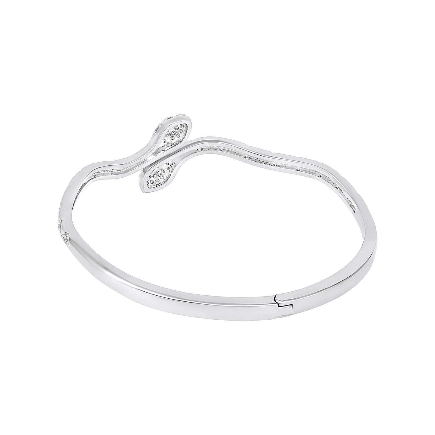 Snake Silver Plated Openable Bracelet