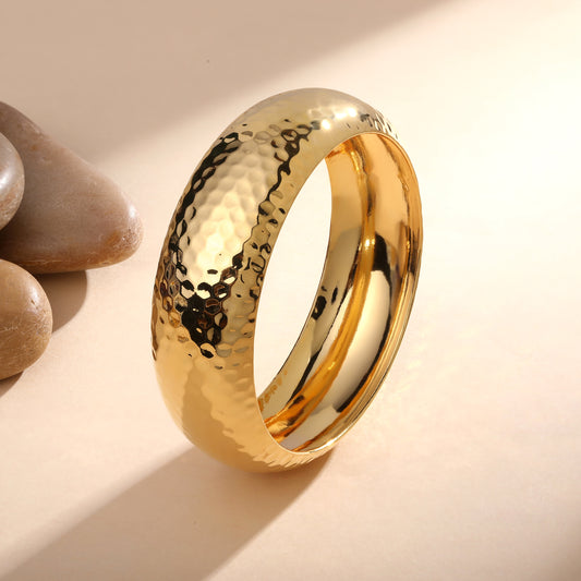 Honeycomb 18KT Gold Plated Bracelet