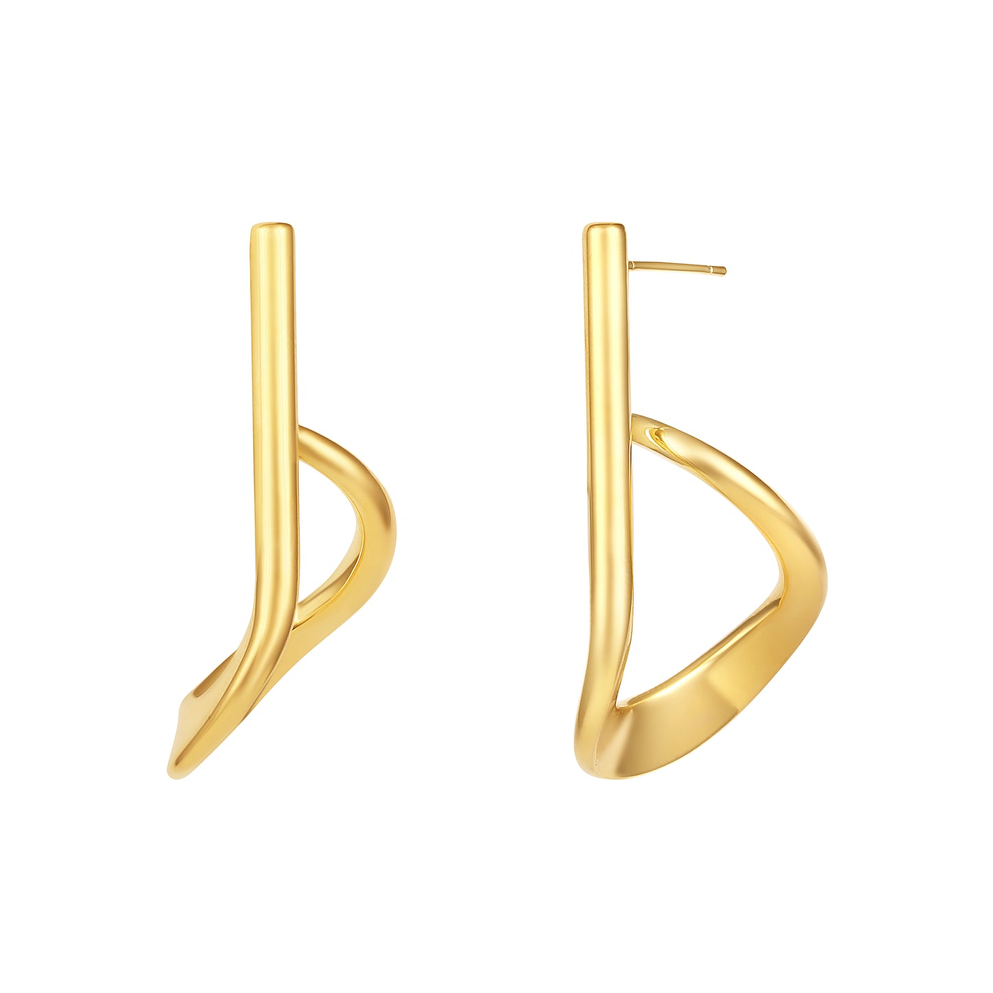 Geometric 18KT Gold Plated Dangle Earring