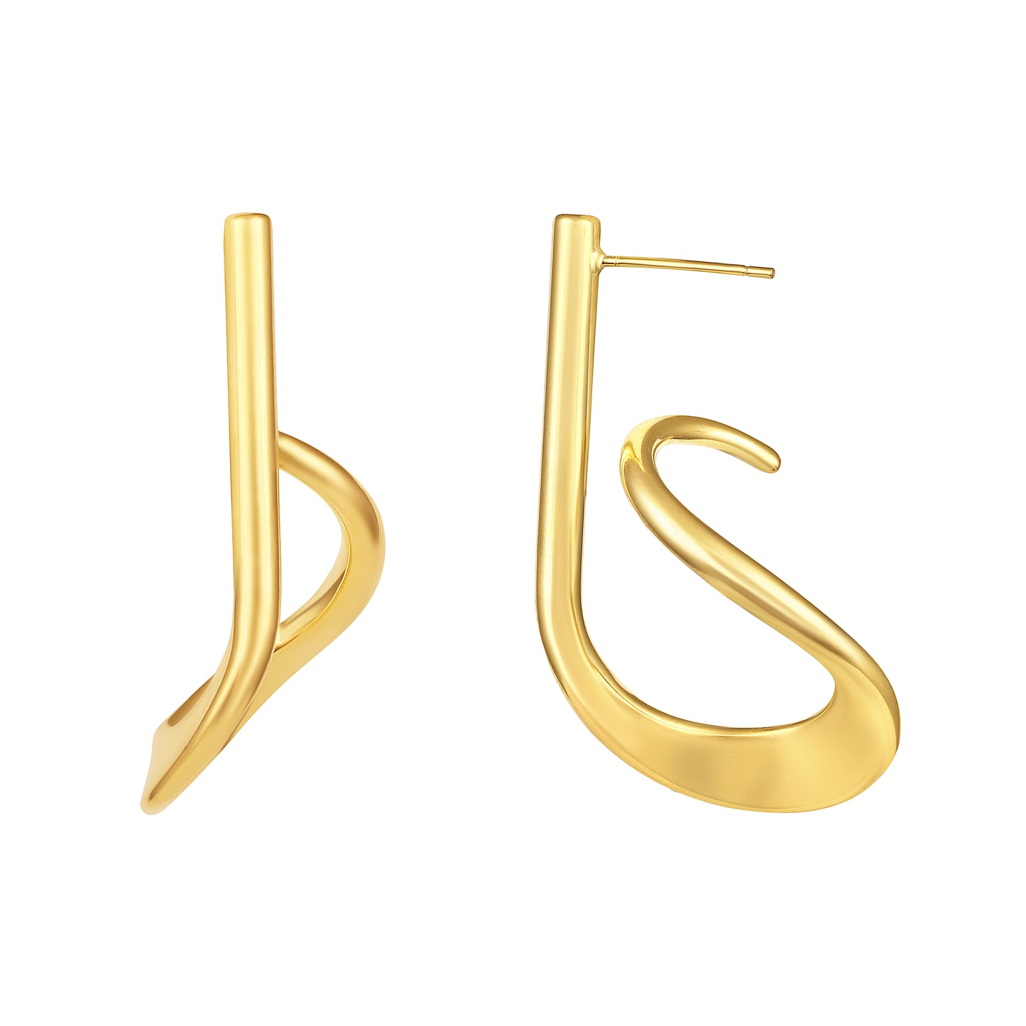 Geometric 18KT Gold Plated Dangle Earring