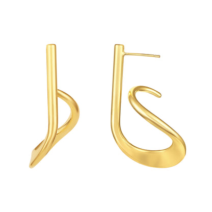 Geometric 18KT Gold Plated Dangle Earring