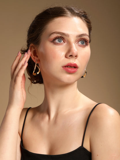 Geometric 18KT Gold Plated Dangle Earring