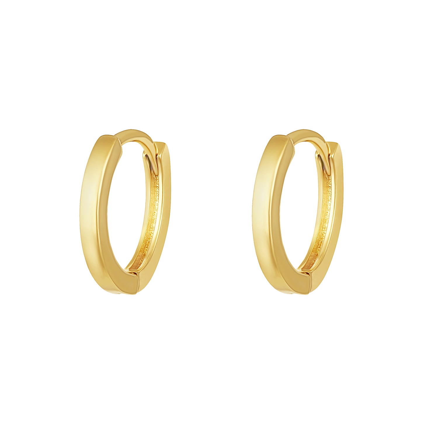 Round Shape 18KT Gold Plated Pearl and Zircon Set Of 3 Stud Earrings