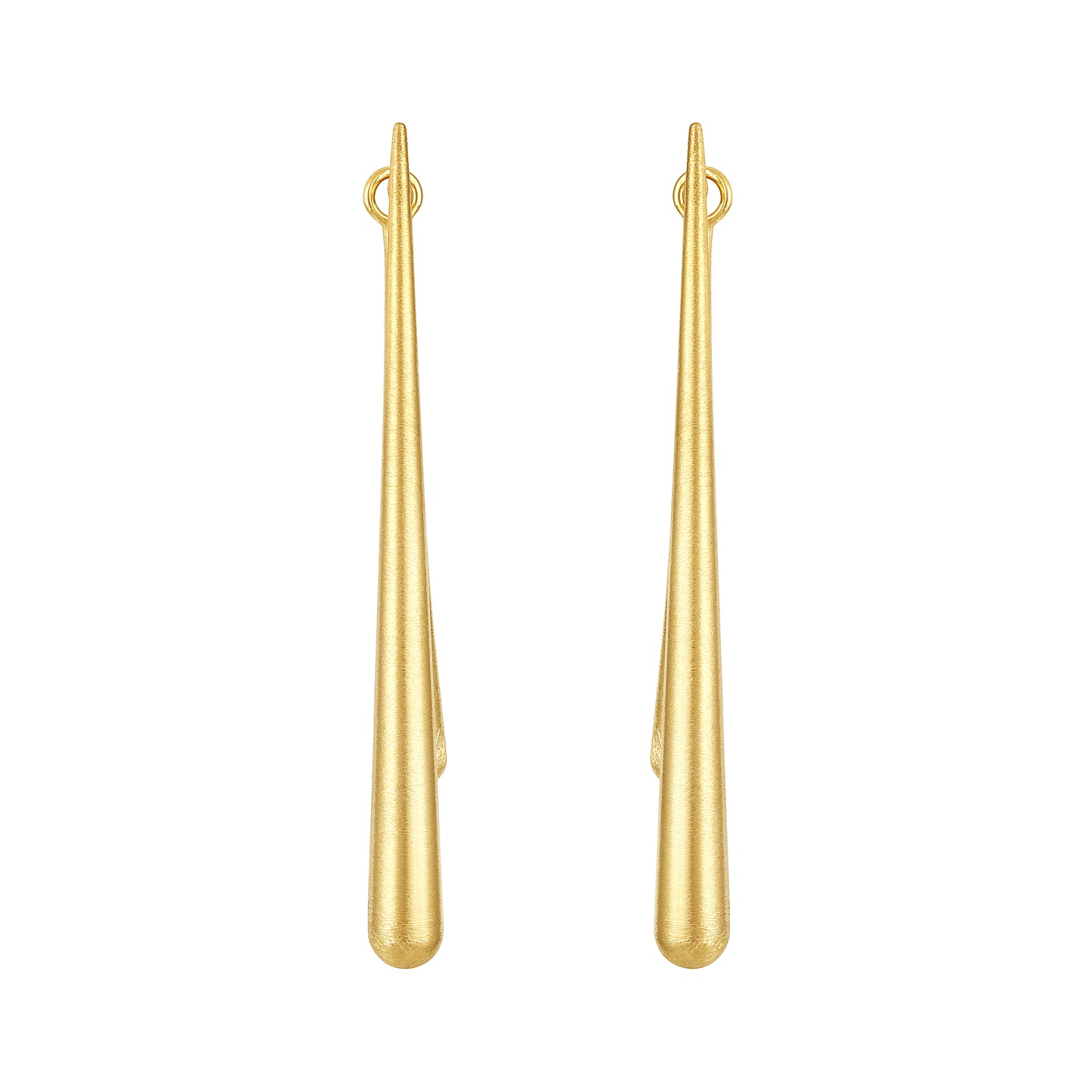 Sleek Stick 18KT Gold Plated Dangle Earring