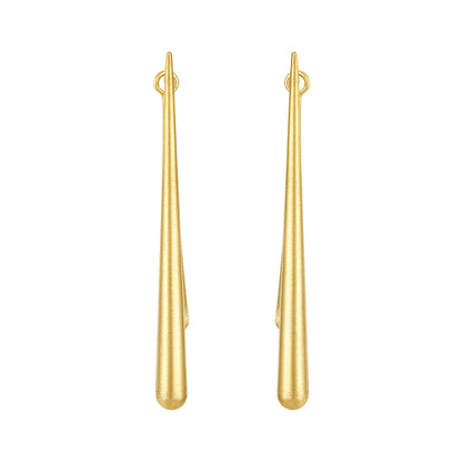 Sleek Stick 18KT Gold Plated Dangle Earring
