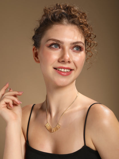 Designer Tribal Style 18KT Gold Plated Necklace Chain