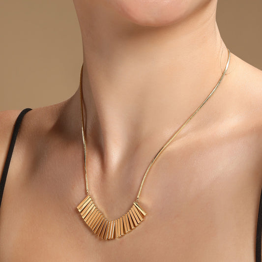 Designer Tribal Style 18KT Gold Plated Necklace Chain