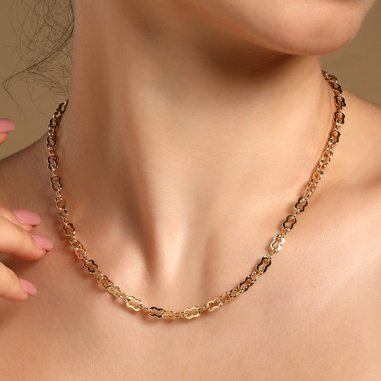 Everyday Classic Link 18KT Gold Plated Necklace Chain