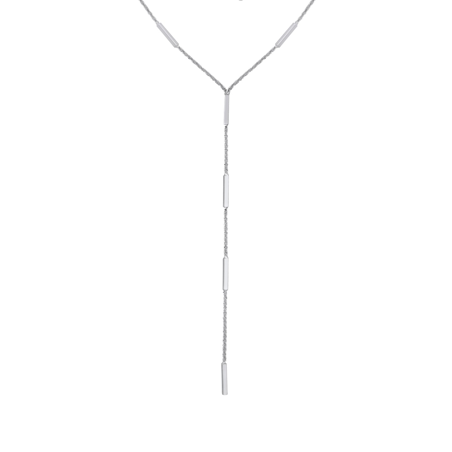 Creative "Y" Shape Silver Plated Pendant Chain