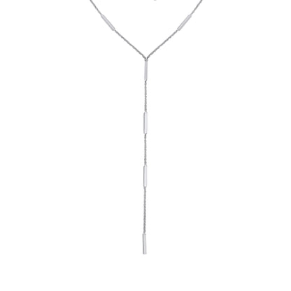 Creative "Y" Shape Silver Plated Pendant Chain