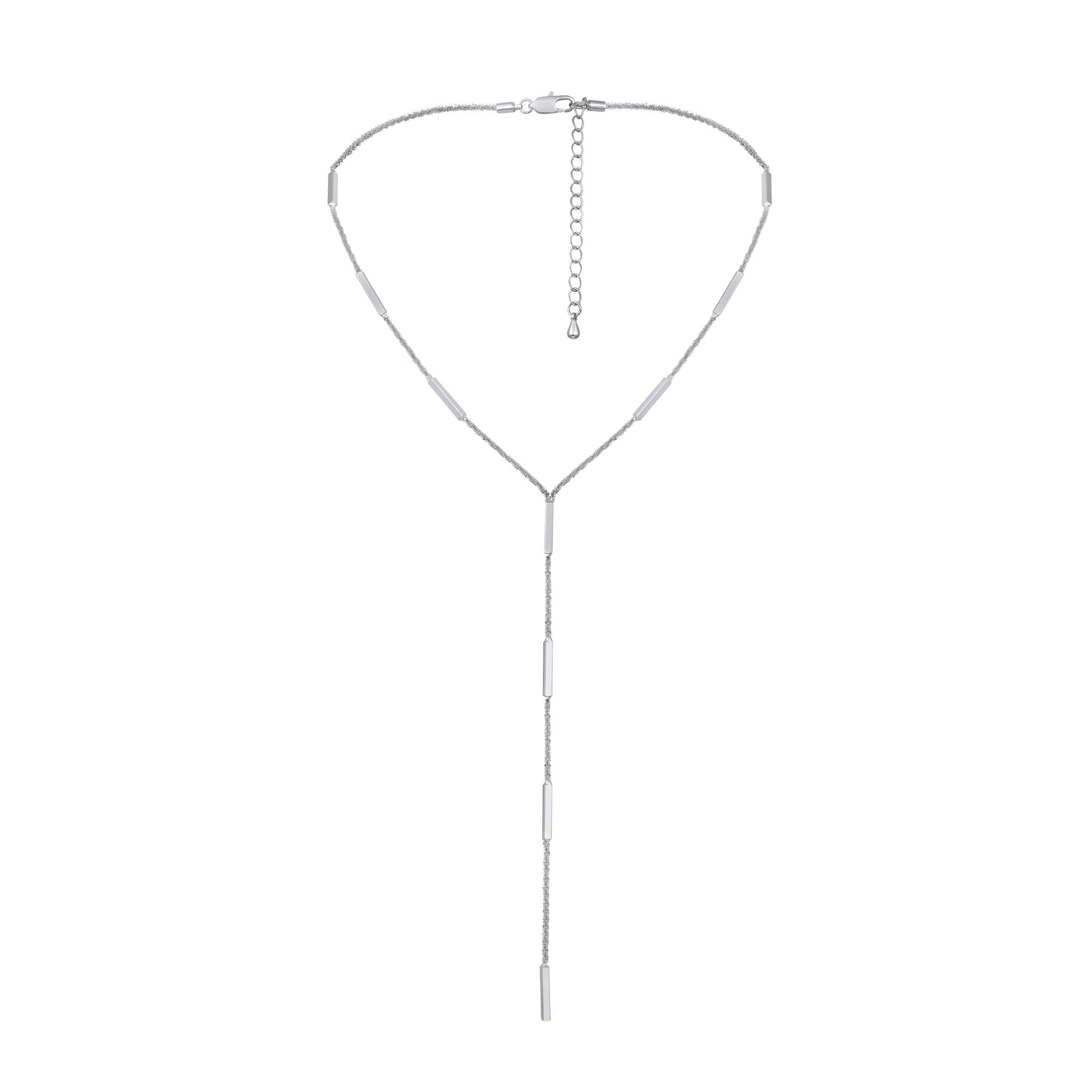 Creative "Y" Shape Silver Plated Pendant Chain