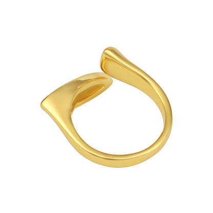 Splashy Casual 18kt Gold Plated Adjustable Finger Ring
