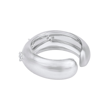 Elegant and Stylish Silver Plated Adjustable Finger Ring